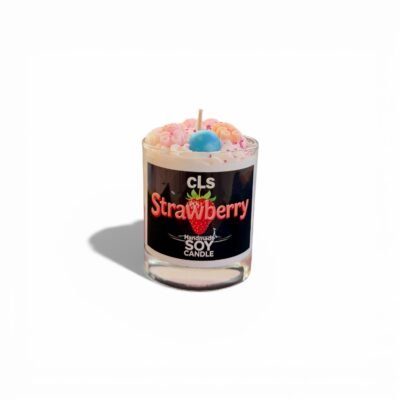 scented candle strawberry