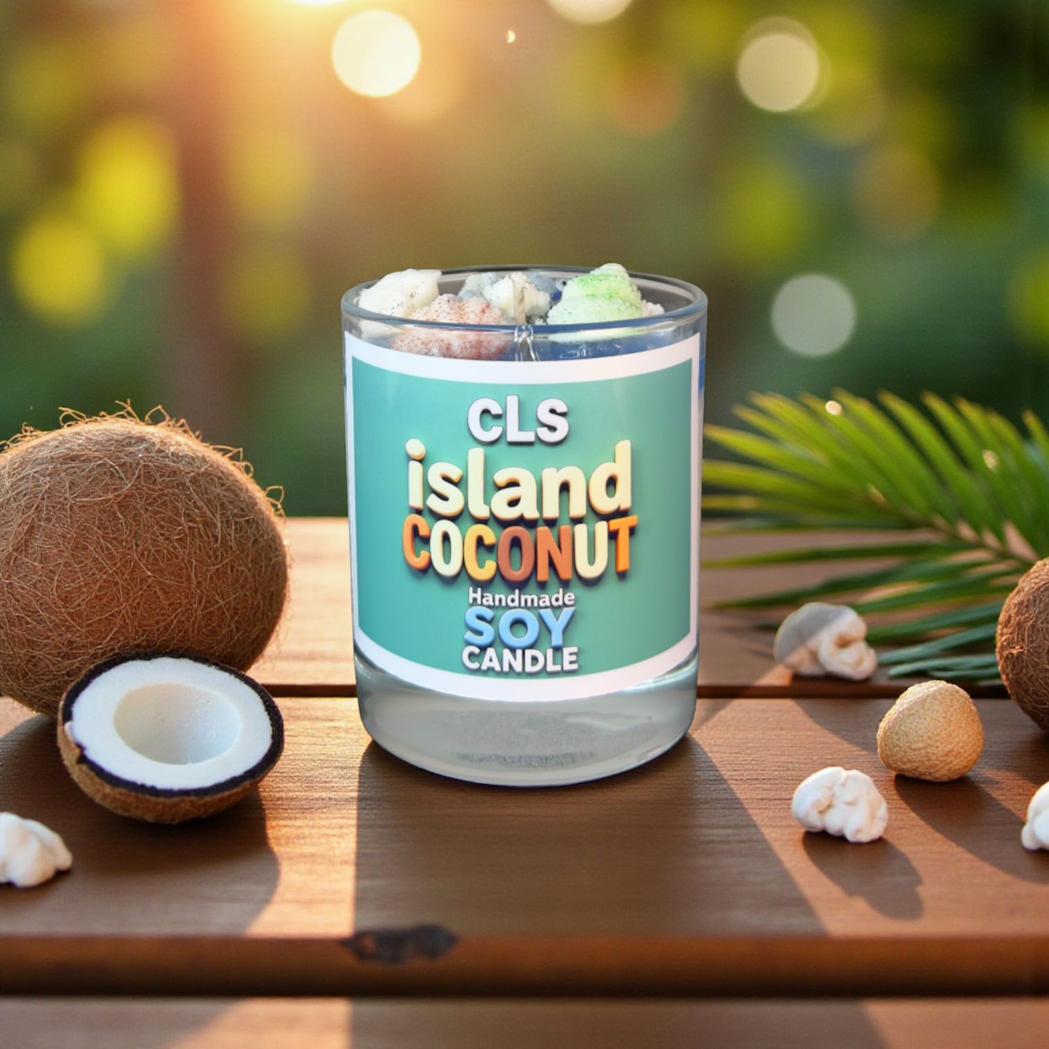 scented candle island coconut