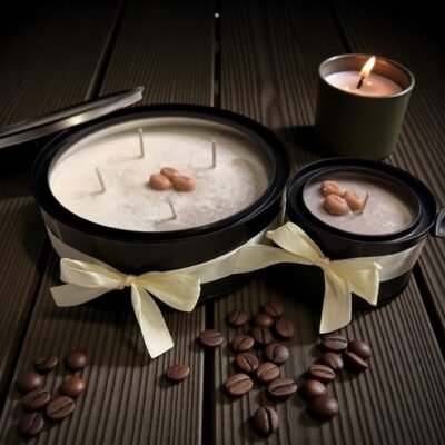 🦌 "winter spirit" festive mug candle