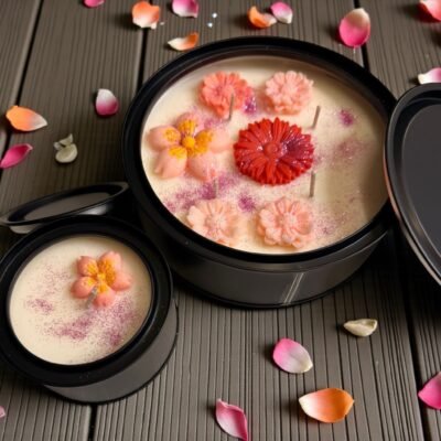 🐧 "cozy penguin" festive mug candle (150g)