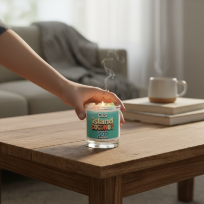 scented candle island coconut