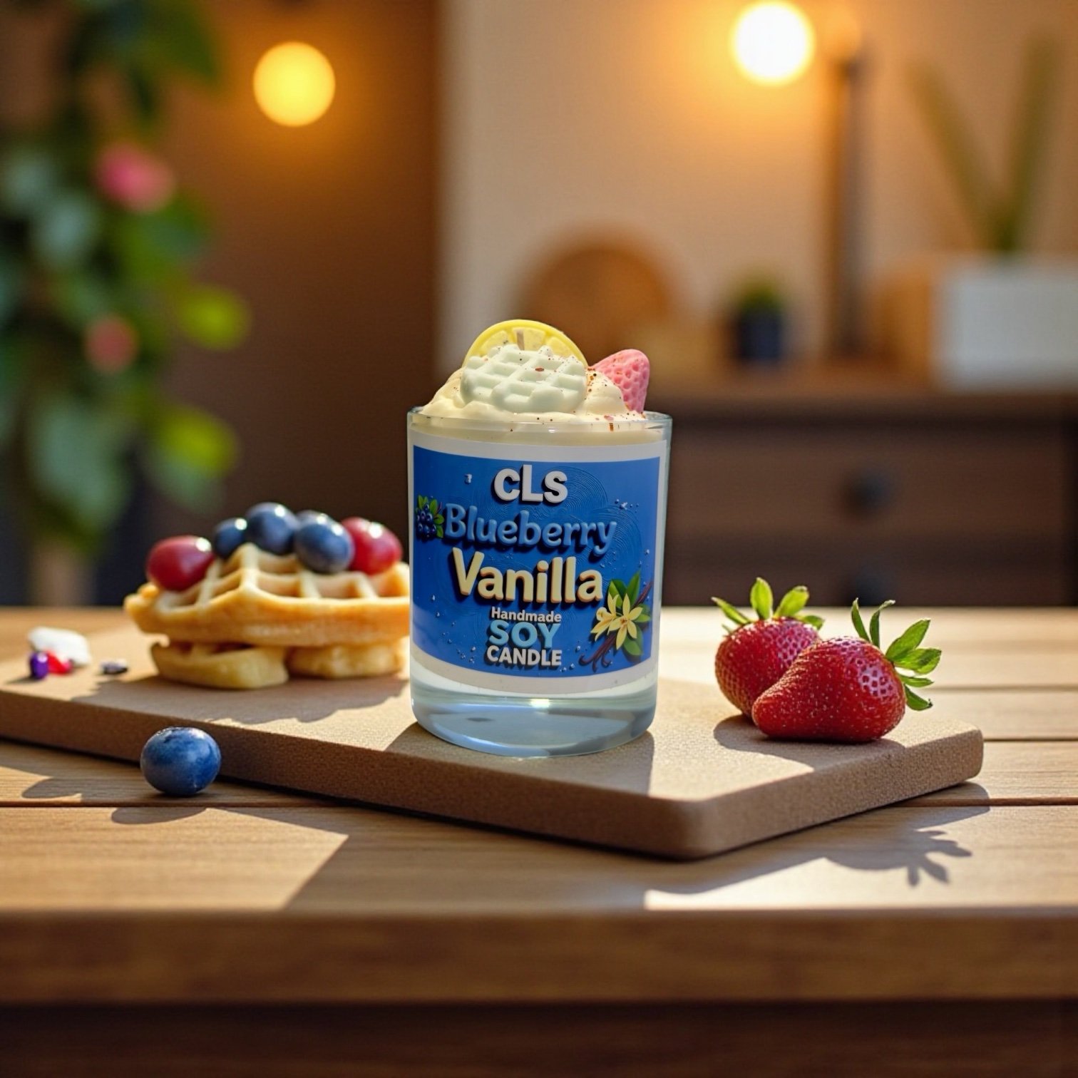 scented candle blueberry vanilla