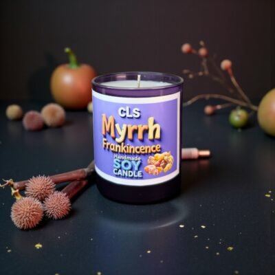 scented candle myrrh franckincence