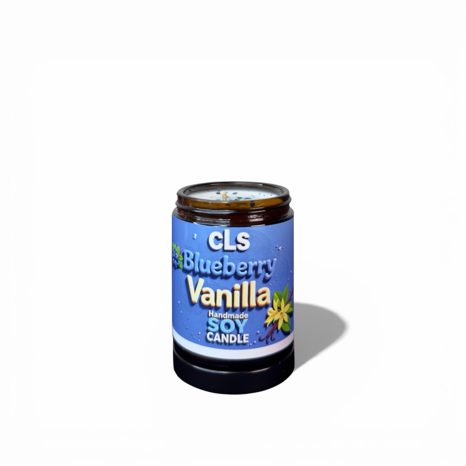 handmade cls candle 🕯️ blueberry vanilla (mini)🥰