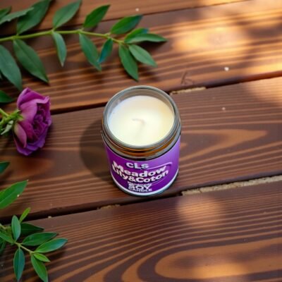 handmade cls candle 🕯️ meadow lily&coton☘️