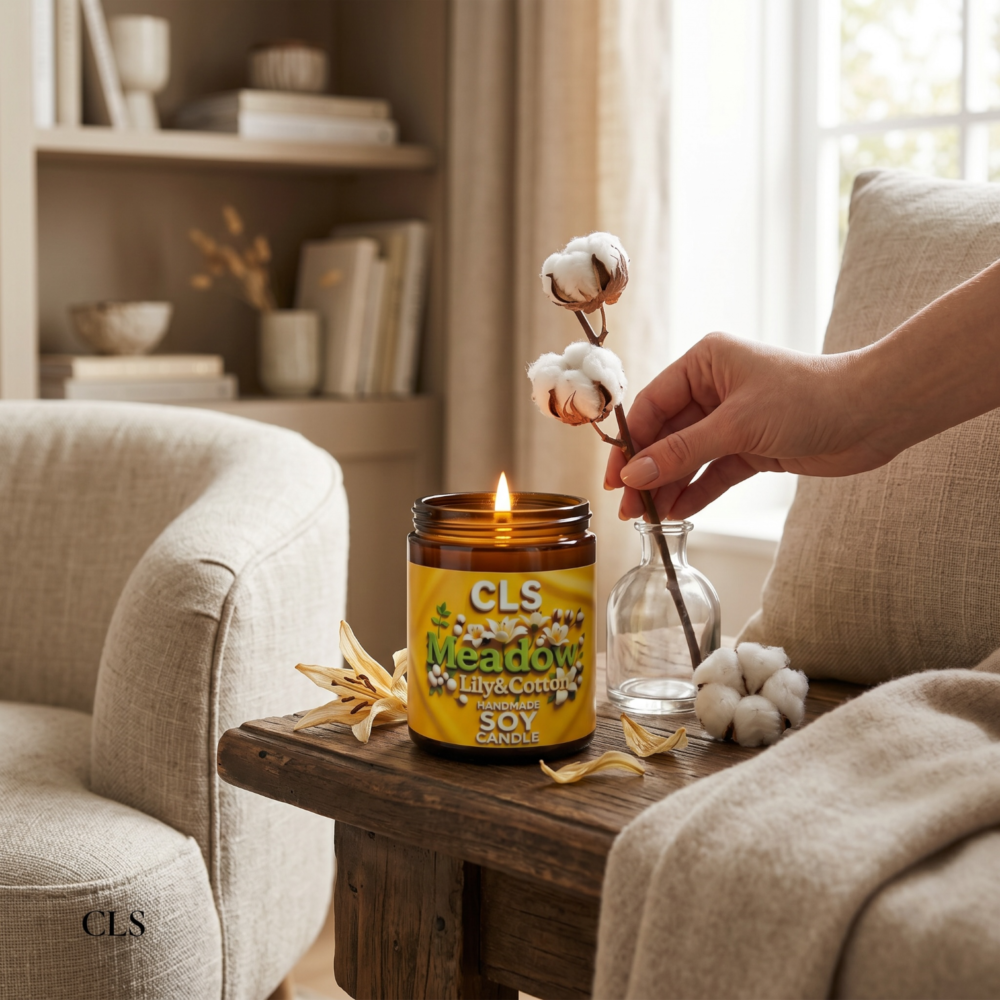 CLS Meadow Lily & Cotton – De kaars die de natuur in jouw huis brengt